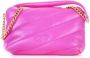 Pinko Love Baby Puff C. Roze Gewatteerde Leren Schoudertas Pink Dames - Thumbnail 5