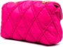 Pinko Gerecyclede gewatteerde nylon Mini Puff Rhombus tas Pink Dames - Thumbnail 2