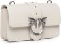 Pinko Mini Love Bag Icon in zacht leer White Dames - Thumbnail 3