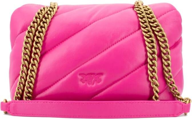 pinko Dames Mini Love Bag Puff Roze Dames