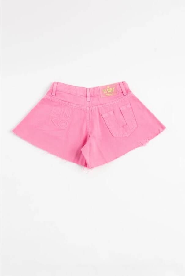 pinko Denim Shorts Roze Dames