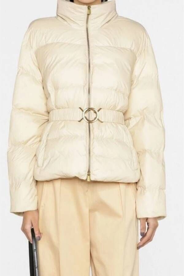 pinko Down Jackets Beige Dames