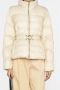 Pinko Gewatteerde Beige Pufferjas Beige Dames - Thumbnail 2