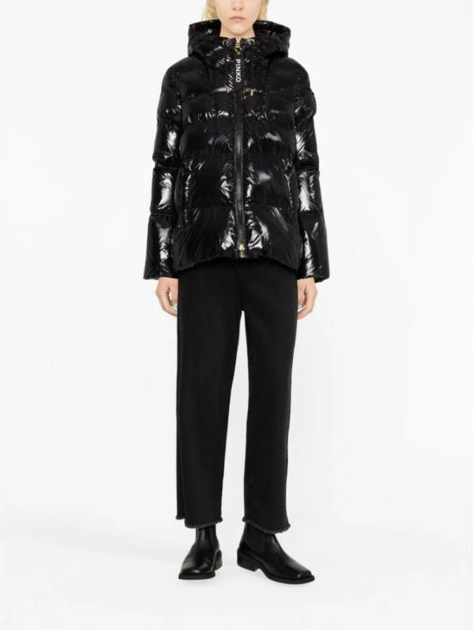 pinko Down Jackets Zwart Dames
