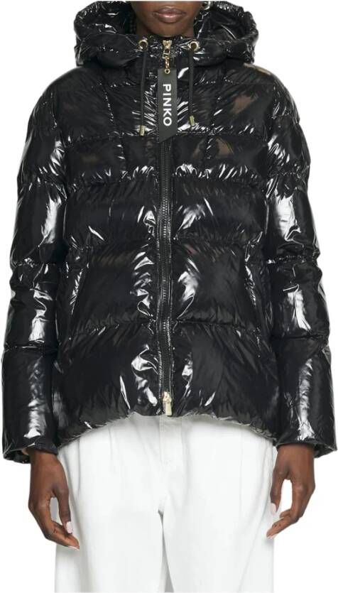pinko Down Jackets Zwart Dames