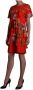 Pinko Jurk Rood Dames - Thumbnail 2