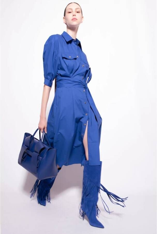pinko Dresses Blauw Dames