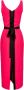 Pinko Midi Dresses Pink Dames - Thumbnail 2