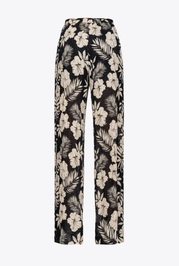 pinko Elegante Broek Black Dames