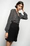 Pinko Georgette Polka Dot Blouse Black Dames - Thumbnail 1