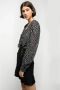 Pinko Georgette Polka Dot Blouse Black Dames - Thumbnail 3