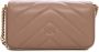 Pinko Gewatteerde Mini Tas met Ketting Schouderband Beige Dames - Thumbnail 3