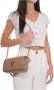 Pinko Gewatteerde Mini Tas met Ketting Schouderband Beige Dames - Thumbnail 5