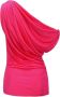 Pinko Glanzende Silvestra Tanktop Pink Dames - Thumbnail 1