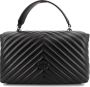Pinko Gewatteerde leren tas met Chevron-patroon Black Dames - Thumbnail 2