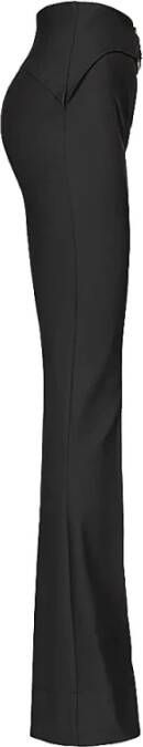 pinko Hoge Taille Flare Broek in Zwart Dames