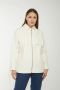 Pinko Witte Franje Jas Ritssluiting White Dames - Thumbnail 2