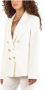 Pinko Stijlvolle Jas White Dames - Thumbnail 4