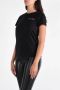 Pinko Jersey katoenen T-shirt met Lady Print Zwart Dames - Thumbnail 5