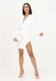 Pinko Elegante Cocktailjurk met V-hals White Dames - Thumbnail 2