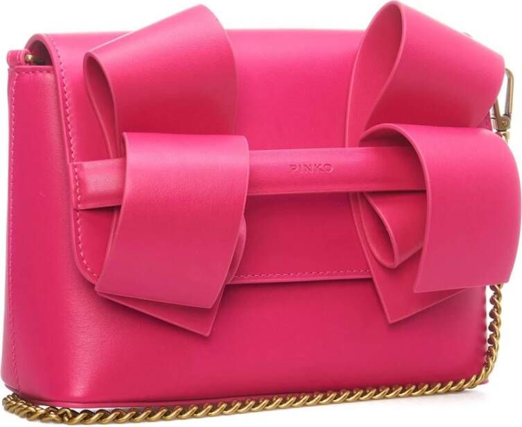 pinko Womens Bags Cross Body Pink Noos Roze Dames