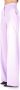 Pinko Elegant Wide Leg Crepe Pants Purple Dames - Thumbnail 3