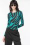Pinko Elegante Viscose Woltrui Multicolor Dames - Thumbnail 2