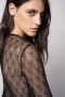 Pinko Long Sleeve Tops Zwart Dames - Thumbnail 2