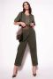 Pinko Cropped Trousers Green Dames - Thumbnail 2