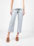 Pinko Loszittende broek met hoge taille van imitatieleer Blauw Dames - Thumbnail 2