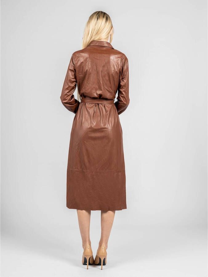pinko Maris -jurk Bruin Dames