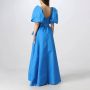 Pinko Maxi Dresses Blauw Dames - Thumbnail 2