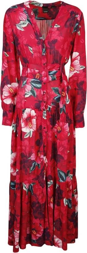 pinko Maxi Dresses Roze Dames