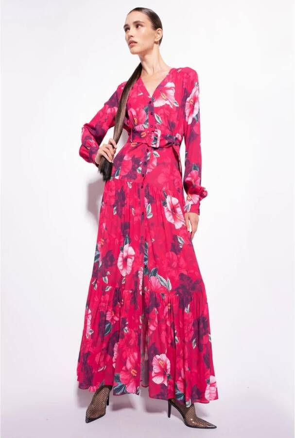 pinko Maxi Dresses Roze Dames