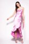 Pinko Maxi Dresses Roze Dames - Thumbnail 2