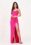 Pinko Fiji Abito Raso Stretch Paars Dames - Thumbnail 2