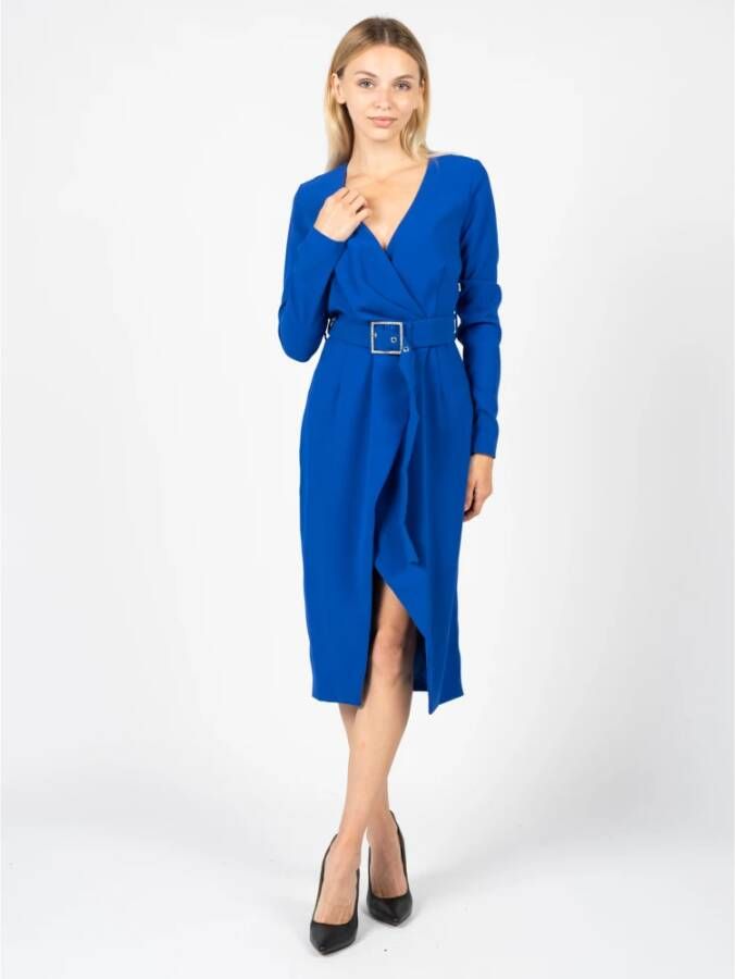pinko Midi Dresses Blauw Dames