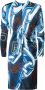 Pinko Gestreepte Jurk met Ruchedetail Multicolor Dames - Thumbnail 2