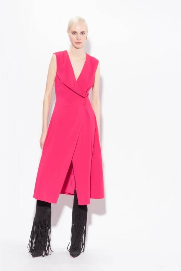 pinko Midi Dresses Roze Dames