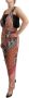 Pinko Multicolor Viscose Floral Print Women Jumpsuit Dress Brown Dames - Thumbnail 2