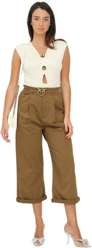 pinko Page Cargo Trousers Bruin Dames