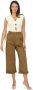 Pinko Page Cargo Trousers Bruin Dames - Thumbnail 4
