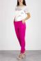 Pinko Cropped Trousers Roze Dames - Thumbnail 3