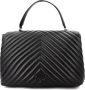 Pinko Quilted schoudertas met chevron patroon Black Dames - Thumbnail 2