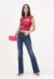 Pinko 100561A0Mrpjc Florao Belt Flare Stretch Denim Blauw Dames - Thumbnail 2