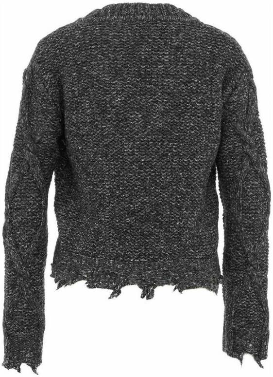 pinko Round-neck Knitwear Grijs Dames