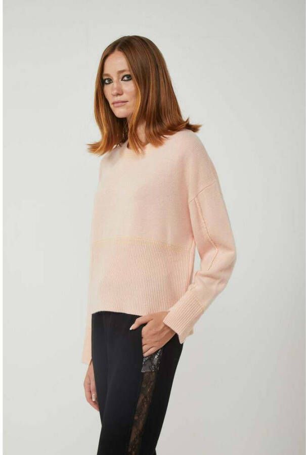 pinko Round-neck Knitwear Roze Dames