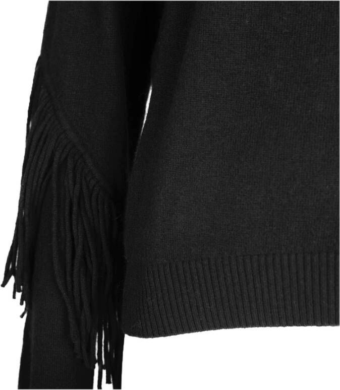 pinko Round-neck Knitwear Zwart Dames