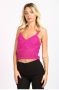 Pinko Gehaakte Gebreide Top Winterstijl Pink Dames - Thumbnail 2