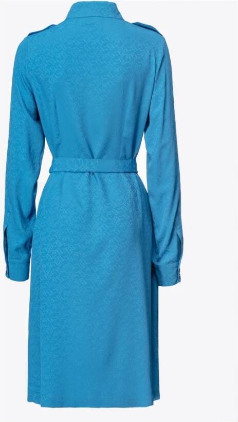 pinko Shirt Dresses Blauw Dames